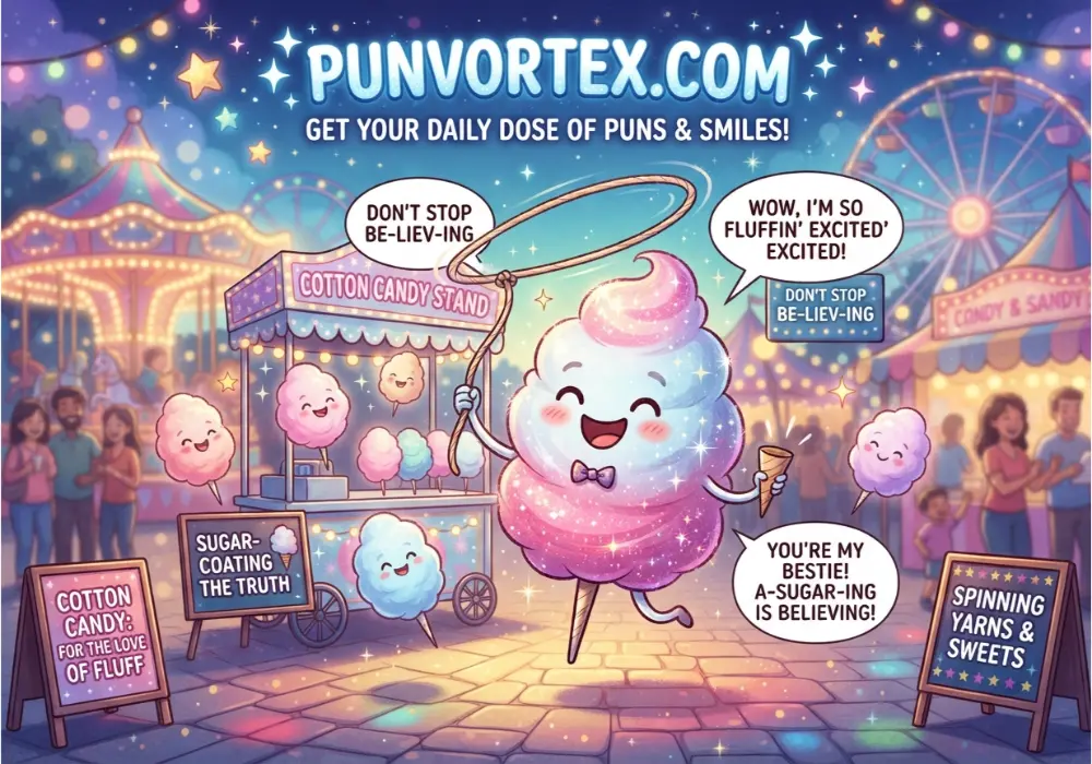 Cotton Candy Puns for Instagram