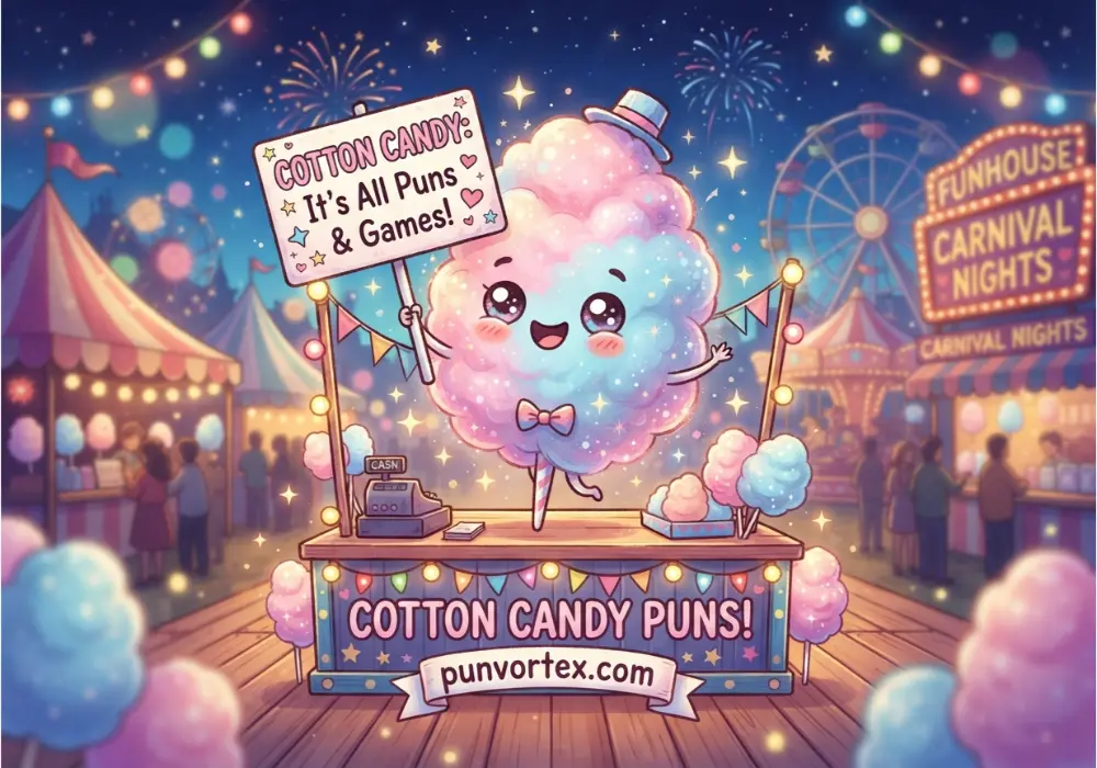Cute Cotton Candy Puns for Kids