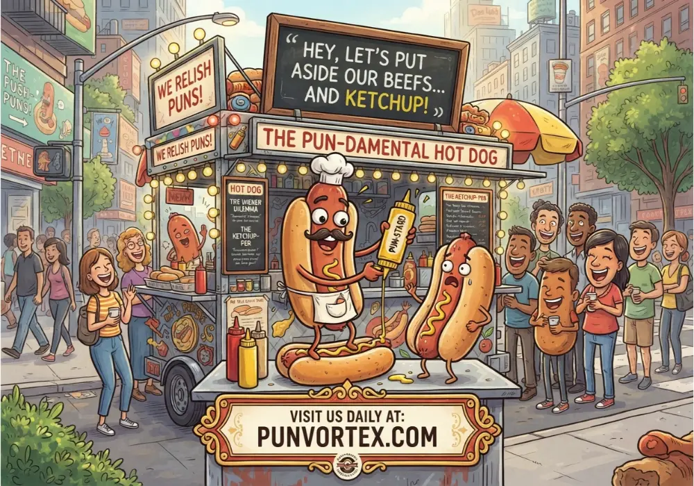 Funny Hot Dog Puns