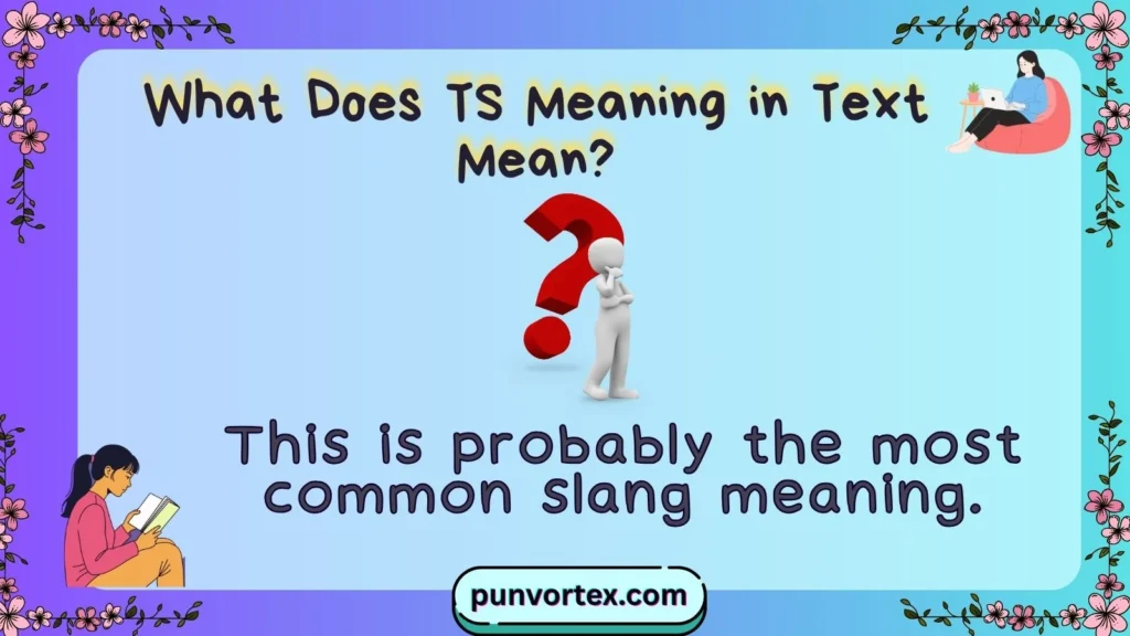 What Does TS Meaning in Text Mean?
