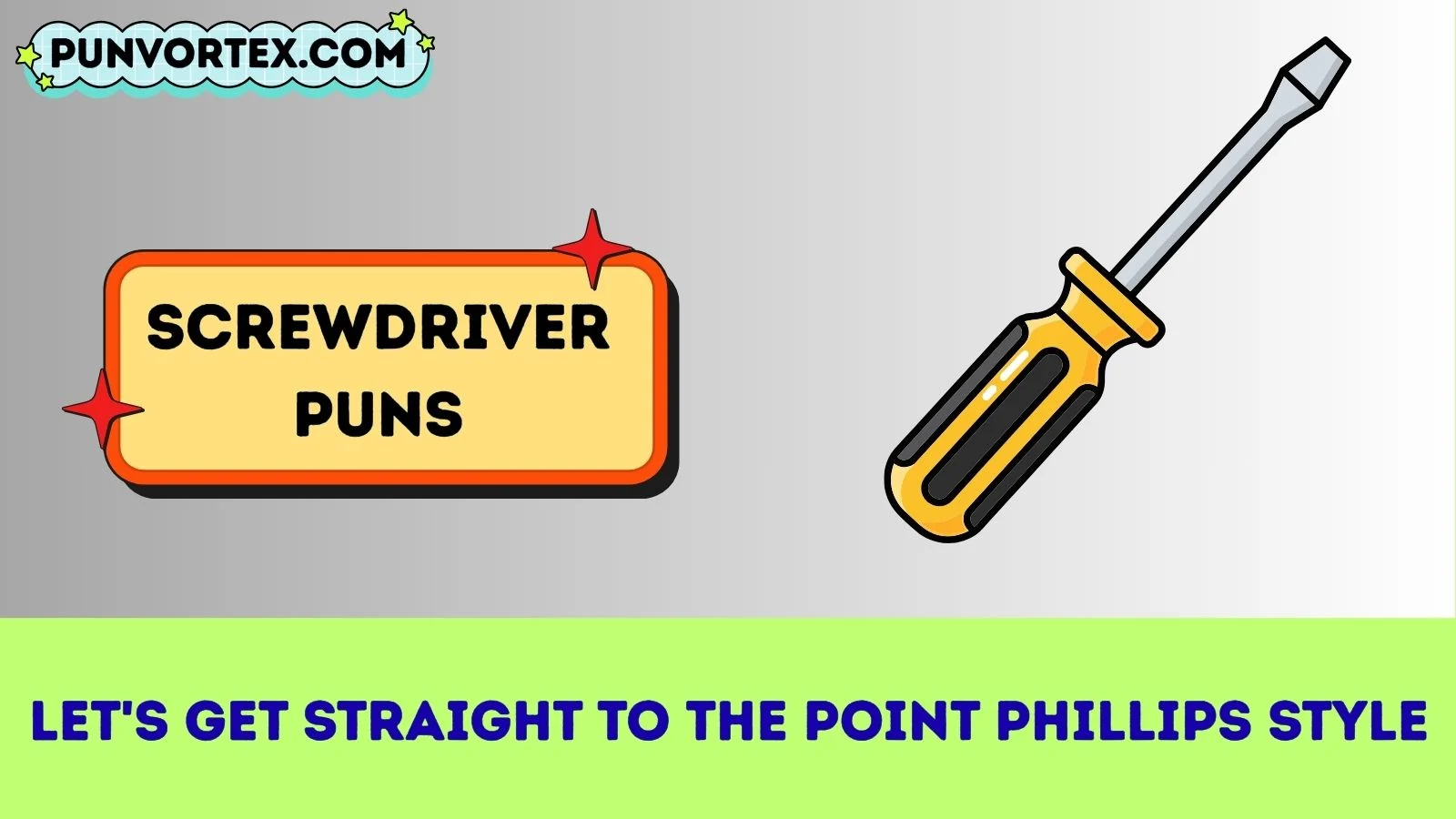 Screwdriver puns