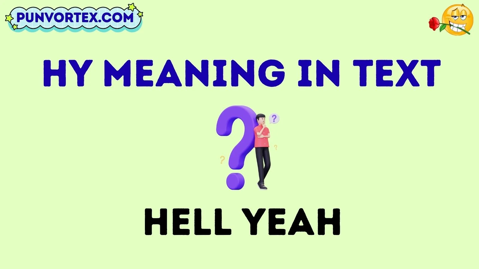hy meaning in text